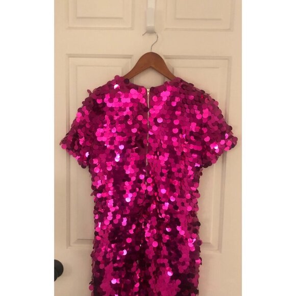 Endless Rose Circle Sequins Dress in Fuchsia Pink Size Small - Picture 10 of 14